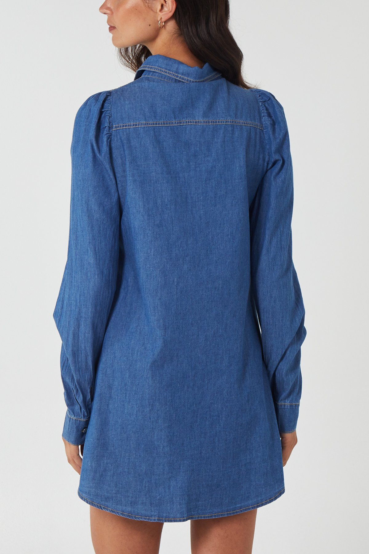 Long Sleeve Denim Dress