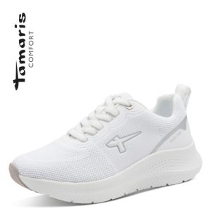 Tamaris Comfort Duo Tex White Trainer