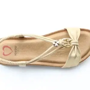 Heavenly Feet vegan friendly sandal with a comfortable footbed