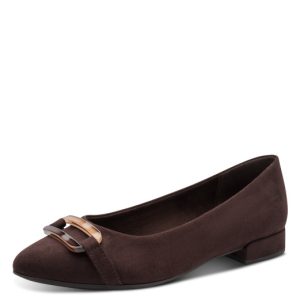 Jana Pump with chain detail and almond shape toe in a wider H fit