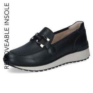 Caprice sporty looking loafer with wedge heel