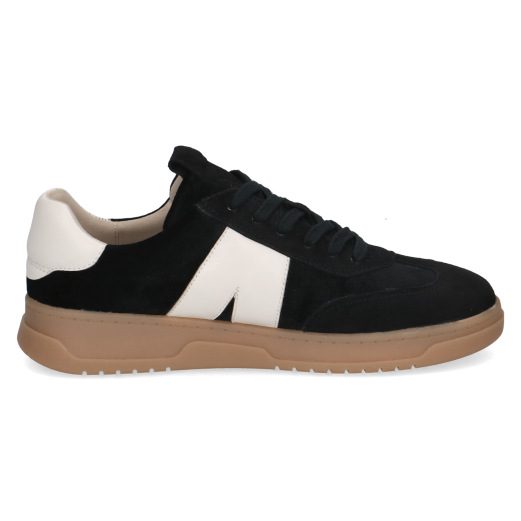 The Caprice trainer is a versatile leather trainer that features both a lace-up front and a functional side zip.