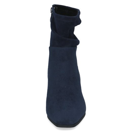 Caprice Stretch Ankle Boot with side zip and small block heel