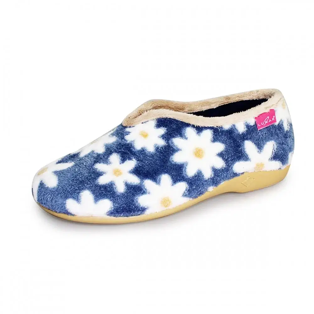 Lunar machine washable full slipper