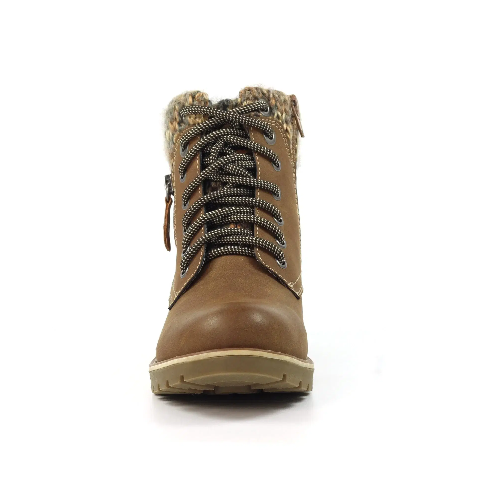 Lunar "Millie" Water Resistant Lace up with side zip Ankle Boot