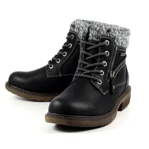 Lunar "Benson 111" water resistant ankle boot with lace and side zip