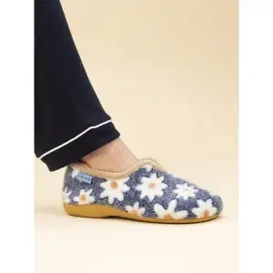 Lunar machine washable full slipper