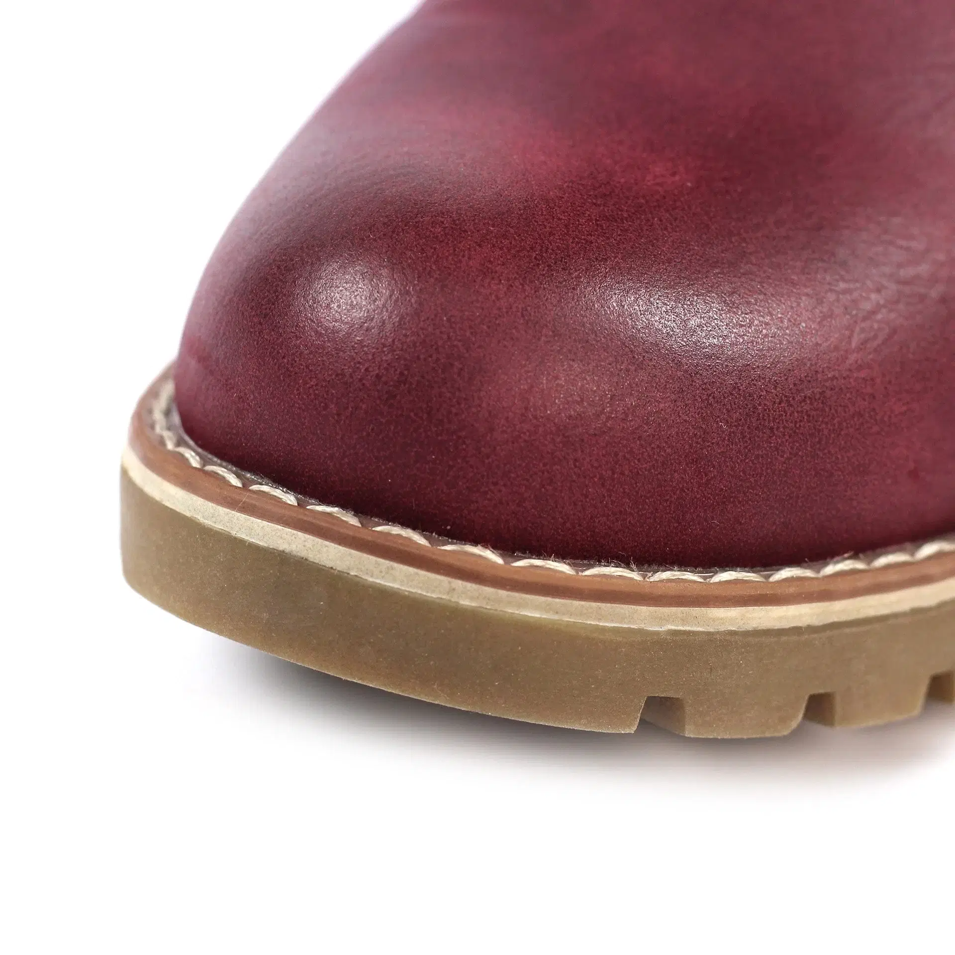 Lunar Faux Leather water resistant ankle boot with lace front and side zip