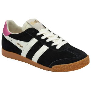 Gola "Elan" suede leather lace up trainer with gum sole